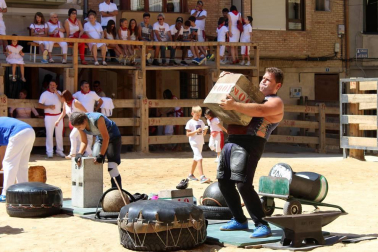 Imágenes de las fiestas de Lerín con charangas, comparsa y otros.