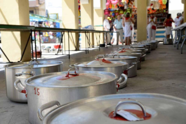 Imágenes de las fiestas de Lerín, principalmente de la pochada y de la comida popular.