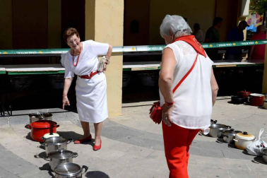 Imágenes de las fiestas de Lerín, principalmente de la pochada y de la comida popular.