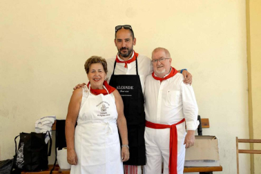Imágenes de las fiestas de Lerín, principalmente de la pochada y de la comida popular.