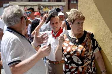 Imágenes de las fiestas de Lerín, principalmente de la pochada y de la comida popular.