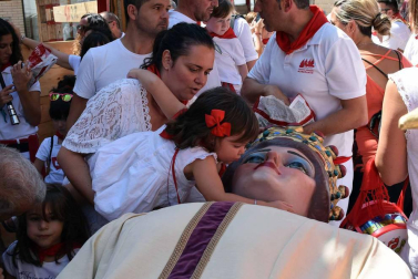 Despedida de los gigantes y paellada en el último día de las fiestas de Murchante