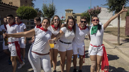 Imágenes del cohete de fiestas de Figarol 2018