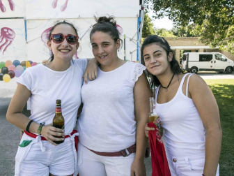 Imágenes del cohete de fiestas de Figarol 2018
