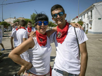 Imágenes del cohete de fiestas de Figarol 2018