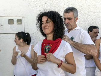 Imágenes del cohete de fiestas de Figarol 2018