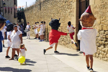 Imágenes del cohete de fiestas de Beire 2018