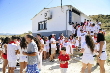 Imágenes del cohete de fiestas de Beire 2018