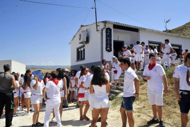 Imágenes del cohete de fiestas de Beire 2018