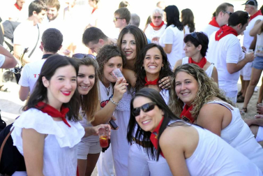 Imágenes del cohete de fiestas de Beire 2018