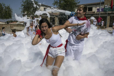 Imágenes del cohete de las fiestas de Rada 2018