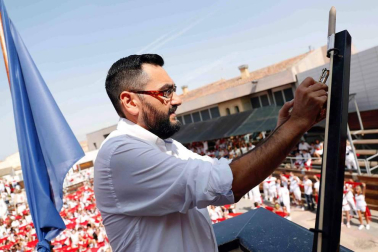 Fotos del cohete de las fiestas de Ribaforada 2018