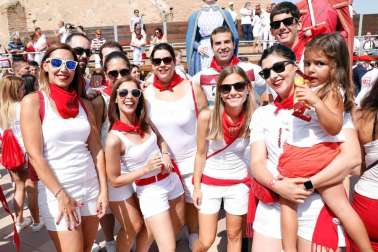 Fotos del cohete de las fiestas de Ribaforada 2018
