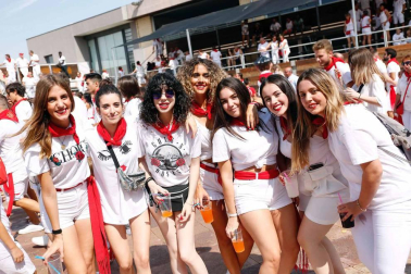 Fotos del cohete de las fiestas de Ribaforada 2018