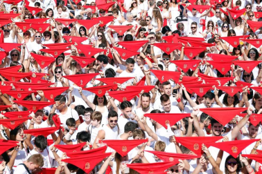 Fotos del cohete de las fiestas de Ribaforada 2018