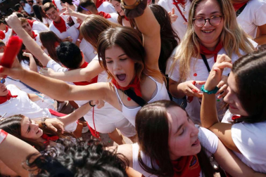 Fotos del cohete de las fiestas de Ribaforada 2018
