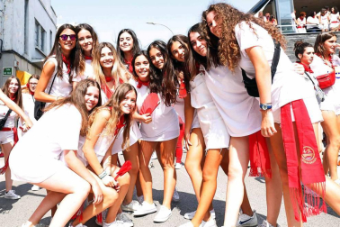 Fotos del cohete de las fiestas de Ribaforada 2018