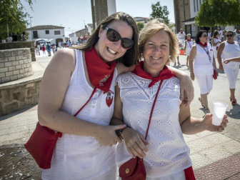 Imágenes del cohete de las fiestas de Rada 2018