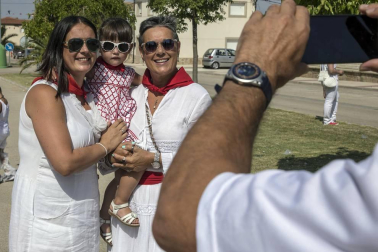 Imágenes del cohete de las fiestas de Rada 2018