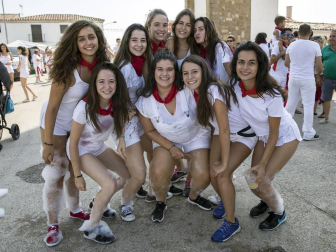 Imágenes del cohete de las fiestas de Rada 2018