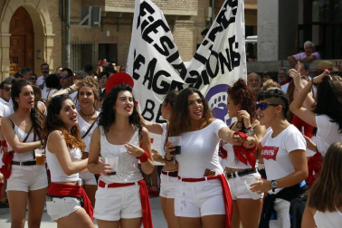 Imágenes del cohete de fiestas de Miranda de Arga 2018