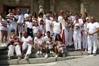 Imágenes del cohete de fiestas de Miranda de Arga 2018