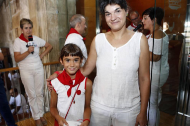 Imágenes del cohete de fiestas de Miranda de Arga 2018