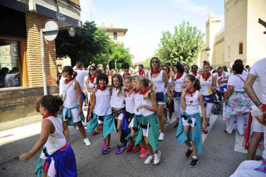 Fotos del cohete de fiestas de Marcilla