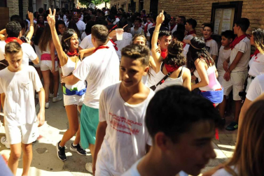 Fotos del cohete de fiestas de Marcilla