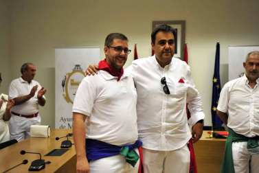 Fotos del cohete de fiestas de Marcilla