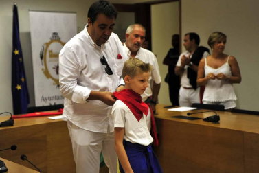 Fotos del cohete de fiestas de Marcilla
