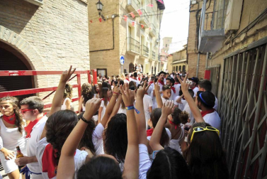 Fotos del cohete de fiestas de Marcilla