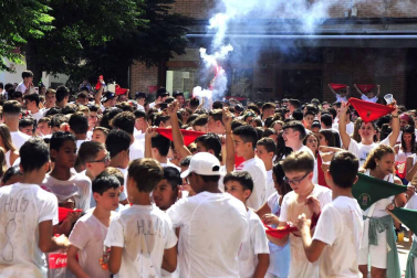 Fotos del cohete de fiestas de Marcilla