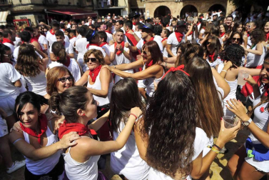 Fotos del cohete de fiestas de Marcilla