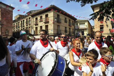 Fotos del cohete de fiestas de Marcilla
