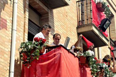 Fotos del cohete de fiestas de Marcilla
