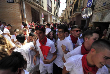 Fotos del cohete de fiestas de Marcilla