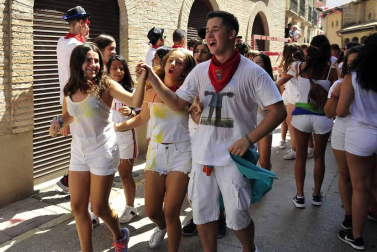 Fotos del cohete de fiestas de Marcilla