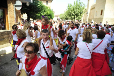 Fotos del cohete de fiestas de Marcilla