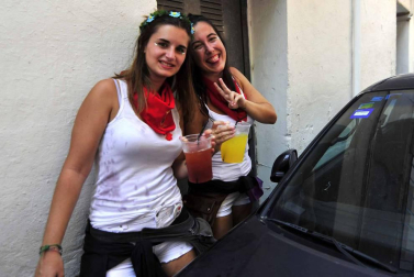 Fotos del cohete de fiestas de Marcilla