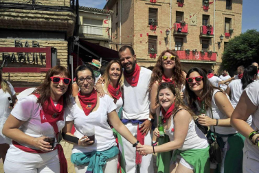 Fotos del cohete de fiestas de Marcilla