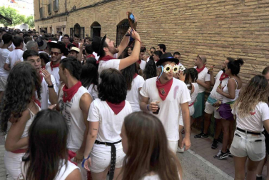 Fotos del cohete de fiestas de Marcilla