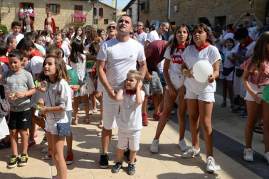 Imágenes del cohete de las fiestas de Barásoain 2018