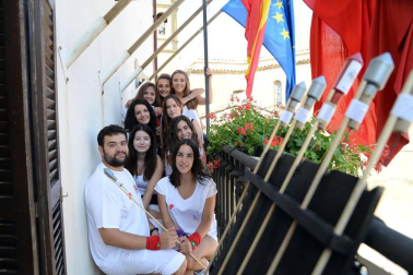 Imágenes del cohete de las fiestas de Barásoain 2018