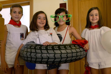 Imágenes del cohete de las fiestas de Barásoain 2018