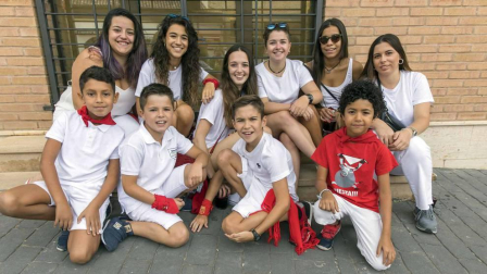 Fotos del cohete de las fiestas de Sesma 2018