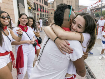 Fotos del cohete de las fiestas de Sesma 2018