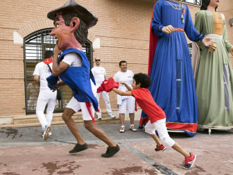 Fotos del cohete de las fiestas de Sesma 2018