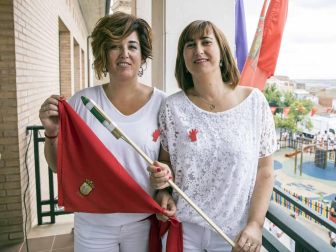 Fotos del cohete de las fiestas de Sesma 2018