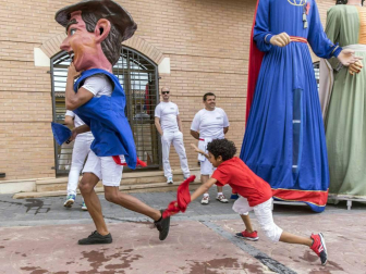Fotos del cohete de las fiestas de Sesma 2018